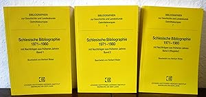 Schlesische Bibliographie 1971-1980 mit Nachträgen aus früheren Jahren. 3 Bde. (Band 3: Register).