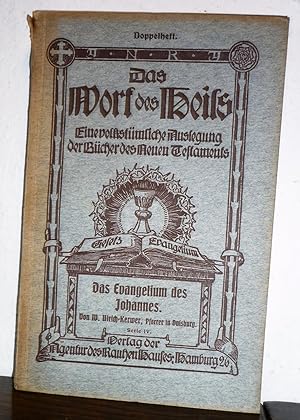 Bild des Verkufers fr Das Evangelium des Johannes. Serie IV ( Doppelheft). zum Verkauf von Die Bcherwelt
