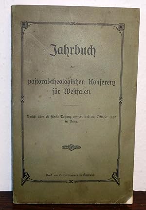 Jahrbuch der pastoral-theologischen Konferenz für Westfalen.