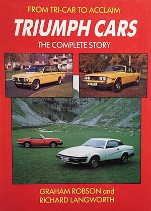 Bild des Verkufers fr Triumph Cars. The complete story. 2nd edition, fully revised and updated. zum Verkauf von Antiquariat J. Hnteler