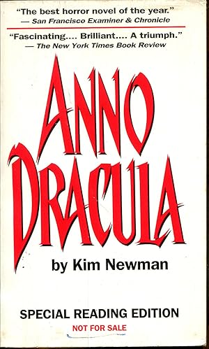 Seller image for Anno Dracula for sale by Dearly Departed Books