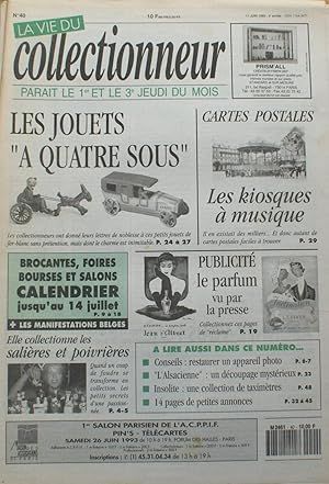 Image du vendeur pour La vie du collectionneur - Numro 40 du 17 Juin 1993 mis en vente par Aberbroc