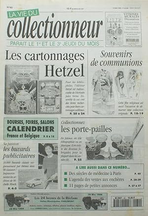 La vie du collectionneur - Numéro 60 du 19 Mai 1994