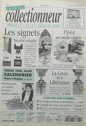 La vie du collectionneur - Numéro 61 du 2 Juin 1994