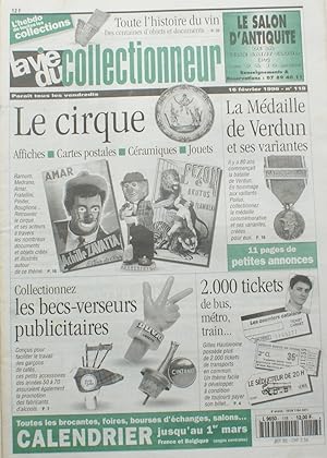 Image du vendeur pour La vie du collectionneur - Numro 118 du 16 Fvrier 1996 mis en vente par Aberbroc