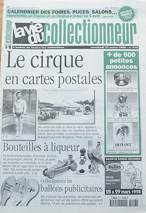Image du vendeur pour La vie du collectionneur - Numro 218 du 27 Mars 1998 mis en vente par Aberbroc