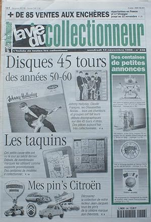 Image du vendeur pour La vie du collectionneur - Numro 246 du 13 Novembre 1998 mis en vente par Aberbroc