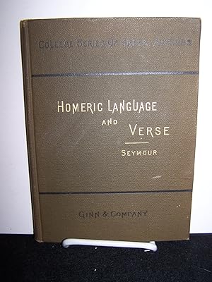 Bild des Verkufers fr Introduction to the Language and Verse of Homer. zum Verkauf von Zephyr Books