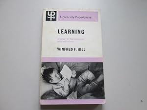Seller image for Learning a Survey of Psychological Interpretations for sale by Goldstone Rare Books