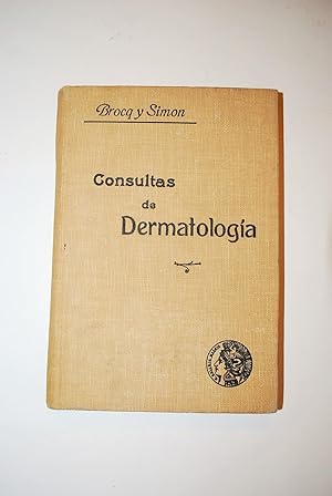 Bild des Verkufers fr Consultas De Dermatologa. Traduccin Del Doctor Jess Hernndez Sampelayo. zum Verkauf von BALAGU LLIBRERA ANTIQURIA