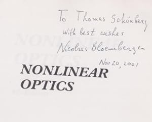 Image du vendeur pour Nonlinear Optics. mis en vente par Bhrnheims Literatursalon GmbH