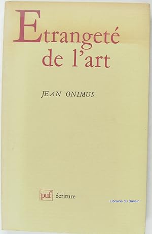 Image du vendeur pour tranget de l'art mis en vente par Librairie du Bassin