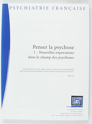 Image du vendeur pour Penser la psychose mis en vente par Librairie du Bassin