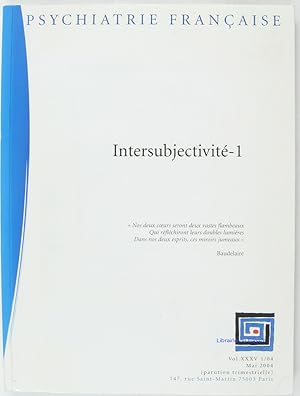 Image du vendeur pour Intersubjectivit - 1 mis en vente par Librairie du Bassin