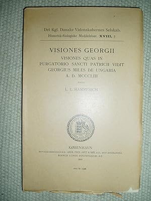 Imagen del vendedor de Visiones Georgii : Visiones quas in purgatorio Sancti Patricii vidit Georgius miles de Ungaria a. d. MCCCLIII a la venta por Expatriate Bookshop of Denmark