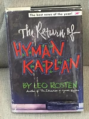 Image du vendeur pour The Return of Hyman Kaplan mis en vente par My Book Heaven