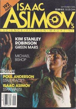 Seller image for Isaac ASIMOV'S Science Fiction: September, Sept. 1985 ("Green Mars") for sale by Books from the Crypt