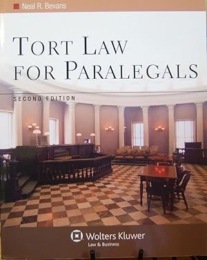 Imagen del vendedor de Tort Law for Paralegals, Second Edition a la venta por First Class Used Books