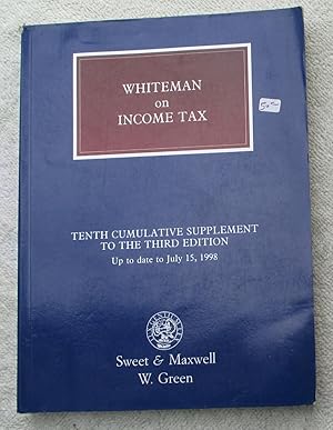 Imagen del vendedor de Whiteman on Income Tax - Tenth Cumulative Supplement to the Third Edition a la venta por Glenbower Books