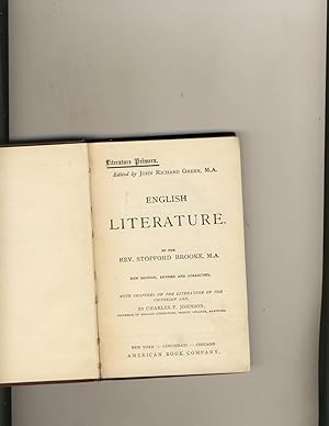 Seller image for English Literature for sale by Richard Lemay