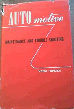 Bild des Verkufers fr Automotive Maintenance and Trouble Shooting zum Verkauf von Chapter 1