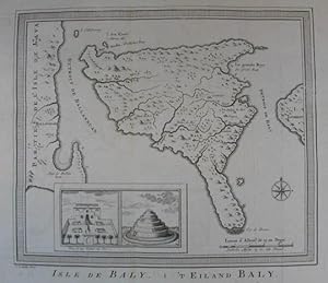 Isle de Baly - 'T Eiland Baly. Kupferstich-Karte v. Jacobus van der Schley nach Jacques Nicolas B...