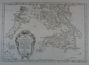 Carte des Isles Philippines. Dressees sur la Carte Espagnole du R.P. Murillo de Velarde 2e. Feuil...