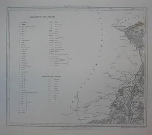 Umgebung von Oswiecim. Kupferstich-Karte v. Carl von Kummersberg, Bl. 6 aus "Administrativ-Karte ...