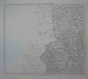 Umgebungen von Biala, Kenty und Saybusch. Kupferstich-Karte v. Carl von Kummersberg. Bl.15 aus "A...