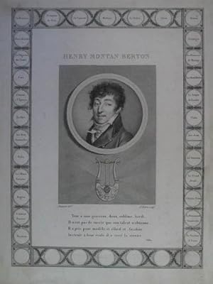 Immagine del venditore per Henry Montan Berton. Kupferstich v. Saint-Aubin nach Francois Dumont. um 1810, 27,5 x 22 cm (Blattgr.) venduto da Antiquariat Johannes Mller