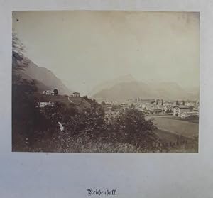Reichenhall. Originalfotografie v. Franz Grainer (Senior), Albumin auf Verlagskarton, typografisc...
