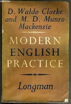 Seller image for MODERN ENGLISH PRACTICE - EXERCISES IN ENGLISH FOR FOREIGN STUDENTS - TEXTE EXCLUSIVEMENT EN ANGLAIS for sale by Le-Livre