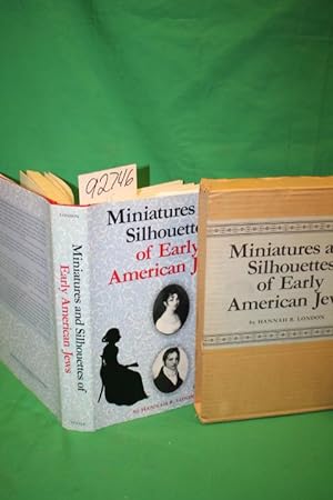 Seller image for Miniatures and Silhouettes of Early American Jews for sale by Princeton Antiques Bookshop