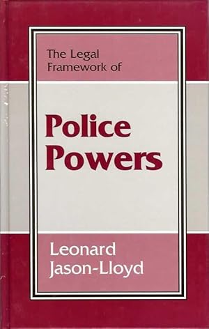 Immagine del venditore per The Legal Framework of Police Powers venduto da Alanjo Books