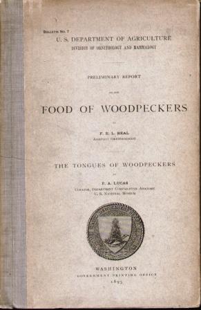 PRELIMINARY REPORT ON THE FOOD OF WOODPECKERS (BULLETIN NO. 7) The Tongues of Woodpeckers