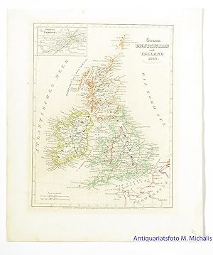 Gross-Britanien und Ireland 1849 [Grossbritannien und Irland]. Nach Arrowsmith and Carey.