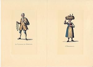 Bild des Verkufers fr Deux gravures zum Verkauf von ShepherdsBook