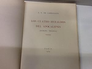 Seller image for LOS CUATRO HERALDOS DEL APOCALIPSIS LARRAGOITI A S DE 1939 for sale by LIBRERIA ANTICUARIA SANZ