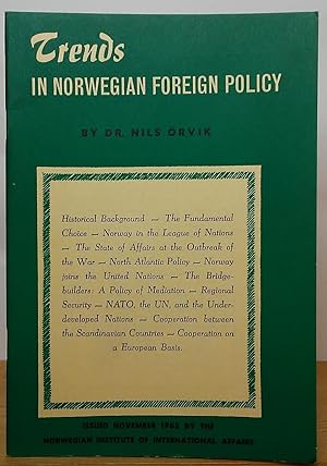 Imagen del vendedor de Trends in Norwegian Foreign Policy a la venta por Stephen Peterson, Bookseller