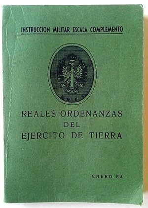 Seller image for INSTRUCCIN MILITAR ESCALA COMPLEMENTO REALES ORDENANZAS DEL EJERCITO DE TIERRA for sale by Librera Salvalibros Express