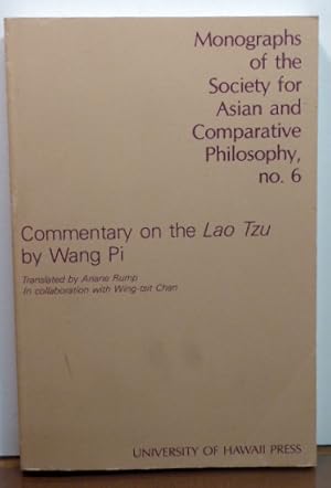 Seller image for COMMENTARY ON THE LAO TZU BY WANG PI for sale by RON RAMSWICK BOOKS, IOBA