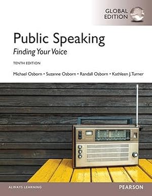 Seller image for INTERNATIONAL EDITION---Public Speaking: Finding Your Voice, 10th edition for sale by READINGON LLC