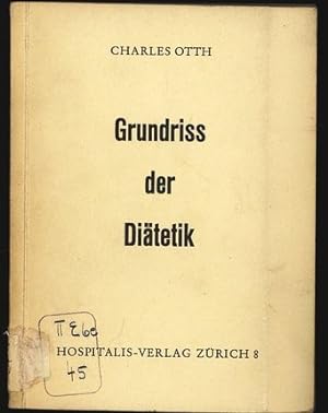 Imagen del vendedor de Grndriss der Ditetik. a la venta por Antiquariat Bookfarm