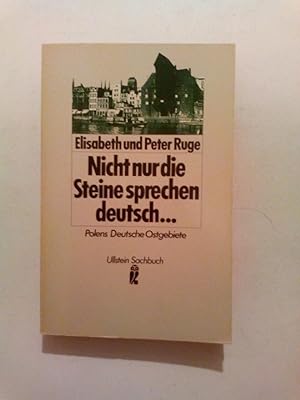 Seller image for Nicht nur die Steine sprechen deutsch. for sale by ANTIQUARIAT Franke BRUDDENBOOKS