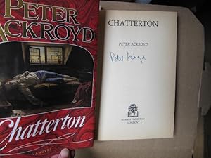 Seller image for Chatterton. [signiert]. A Novel. for sale by Antiquariat Schrter -Uta-Janine Strmer