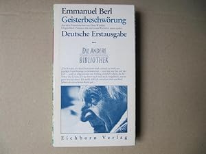 Geisterbeschwörung. Aus dem Französischem von Dora Winkler.