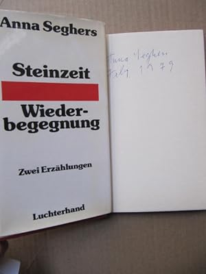 Steinzeit - Wiederbegegnung.[signiert, signed]. Zwei Erzählungen.