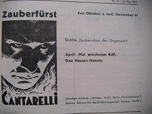 Artisten-Welt (früher: Die Deutsche Artistik). Fachzeitschrift für Variete, Kabarett und Zirkus. ...