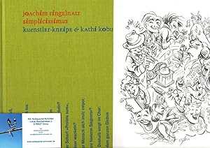 Bild des Verkufers fr simplicissimus. kuenstler-kneipe & kathi kobus. [Vorzugsausgabe]. Mit 8 farbigen Illustrationen und zwei Originallithographien von Florian Mitgutsch. zum Verkauf von Antiquariat Schrter -Uta-Janine Strmer