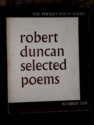 Selected Poems. (= The Pocket Poets Series, Number Ten).